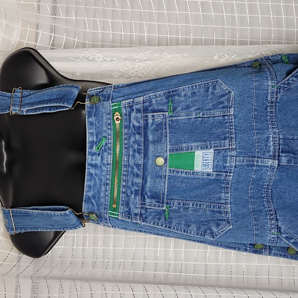 liberty Blue Denim Overalls - Picture 2 of 12